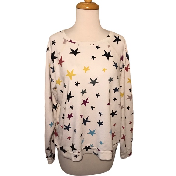 monrow star sweatshirt